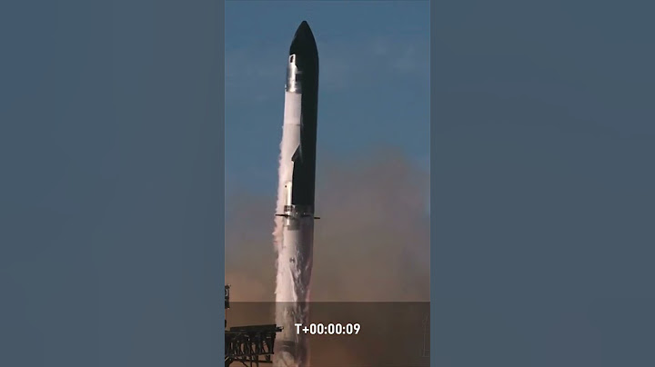 Starship Rocket Flight 7 Launch