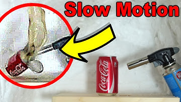 COCA COLA EXPLOSION IN SLOW MOTION | Ablaze