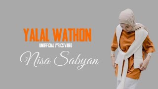 Sabyan ya lal wathon || unofficial lyrics video