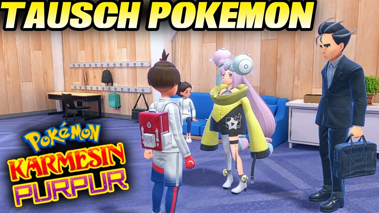 Pokemon Die Sich Beim Tausch Entwickeln Geheime TAUSCH POKEMON von MENTOREN im 2. DLC von Pokemon Karmesin