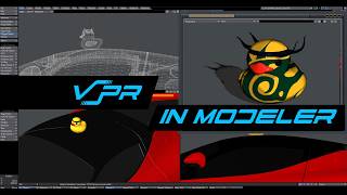 Lightwave 3D VPR / RIPR / OCTANE in Modeler Test 2