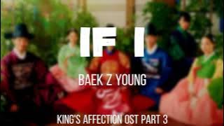 Download lagu Baek Z Young (백지영) - If I ROM • HAN • ENG Lyrics | King's Affection OST Part 3