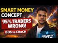 95% Traders Ignore This! BOS &amp; CHoCH Strategy Hindi || smart money concept