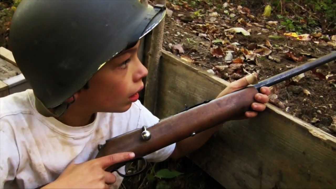 Kids playing WW2 YouTube