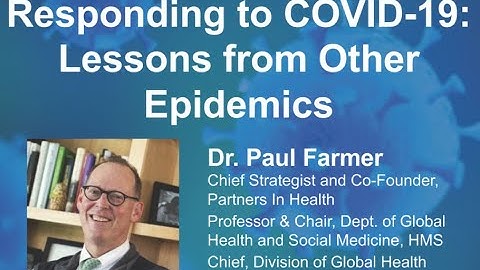 Infectious Disease & Microbiome Program Meeting: Responding to Covid-19: Lessons from Other Epidemic