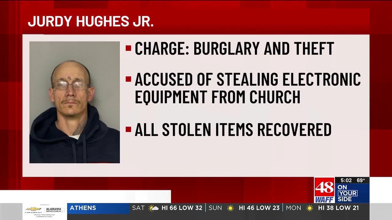 Man arrested after allegedly burglarizing Decatur church - YouTube