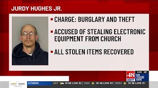 Man arrested after allegedly burglarizing Decatur church