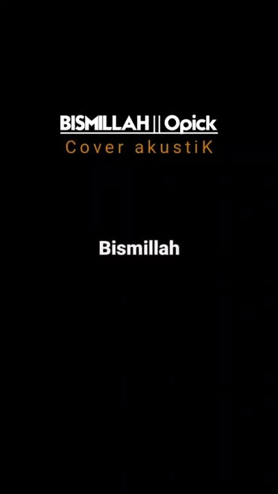 Bismillah Opick ( Cover Akustik ) #mjcover #shorts #lagureligi