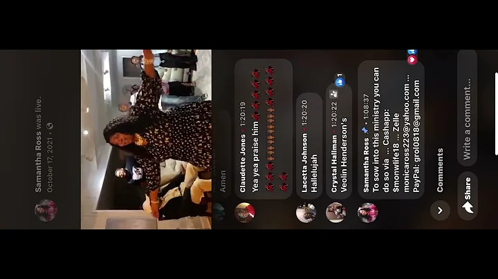 Pastor Monica Ross and family, “I couldn’t keep it to myself”.