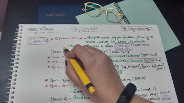 SBI भौकाल Day- 4 To Do List. Follow it blindly for 40 days and get a job in SBI. Strategy matters.