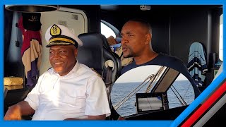 MZEE WA TAKWIMU AFANYA ZIARA KATIKA BOTI YA ZANZIBAR FAST FERRIES SAFARI KUELEKEA FAINALI YA F.A ZNZ