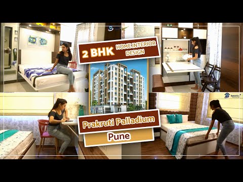 Prakruti Palladium - Pune | 2BHK Sample Flat | Wallbed | Space Saving Furniture | Spacemax