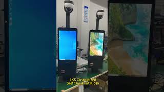 LKS Customized Self-checkout Kiosk, Ai recogniton camera, used for Malls, Stores#checkout #selfhelp