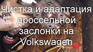 Чистка и адаптация дроссельной заслонки на 1.6 BSE