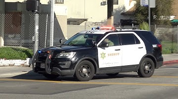 LASD Walnut Units Responding Code 3 to a Burglary (RIP LTAC)