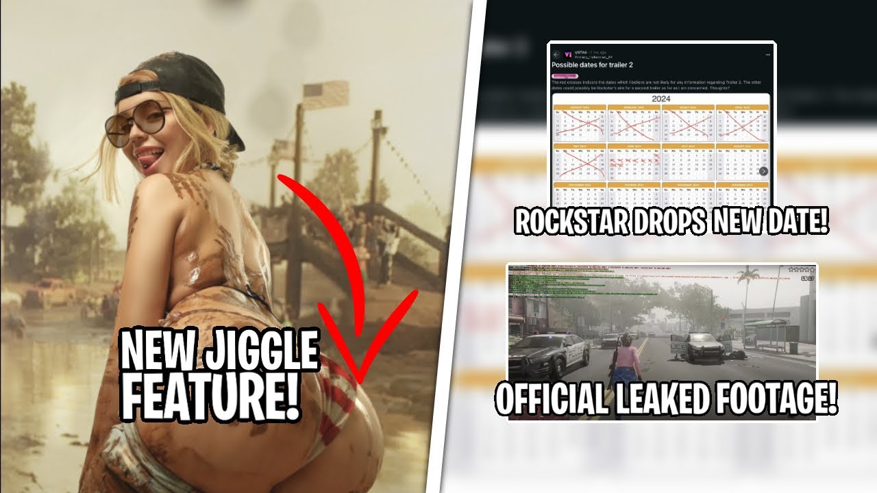 GTA 6 LEAKS! HIDDEN BODY FEATURES! NEWS FROM ROCKSTAR, LEAKED FOOTAGE!