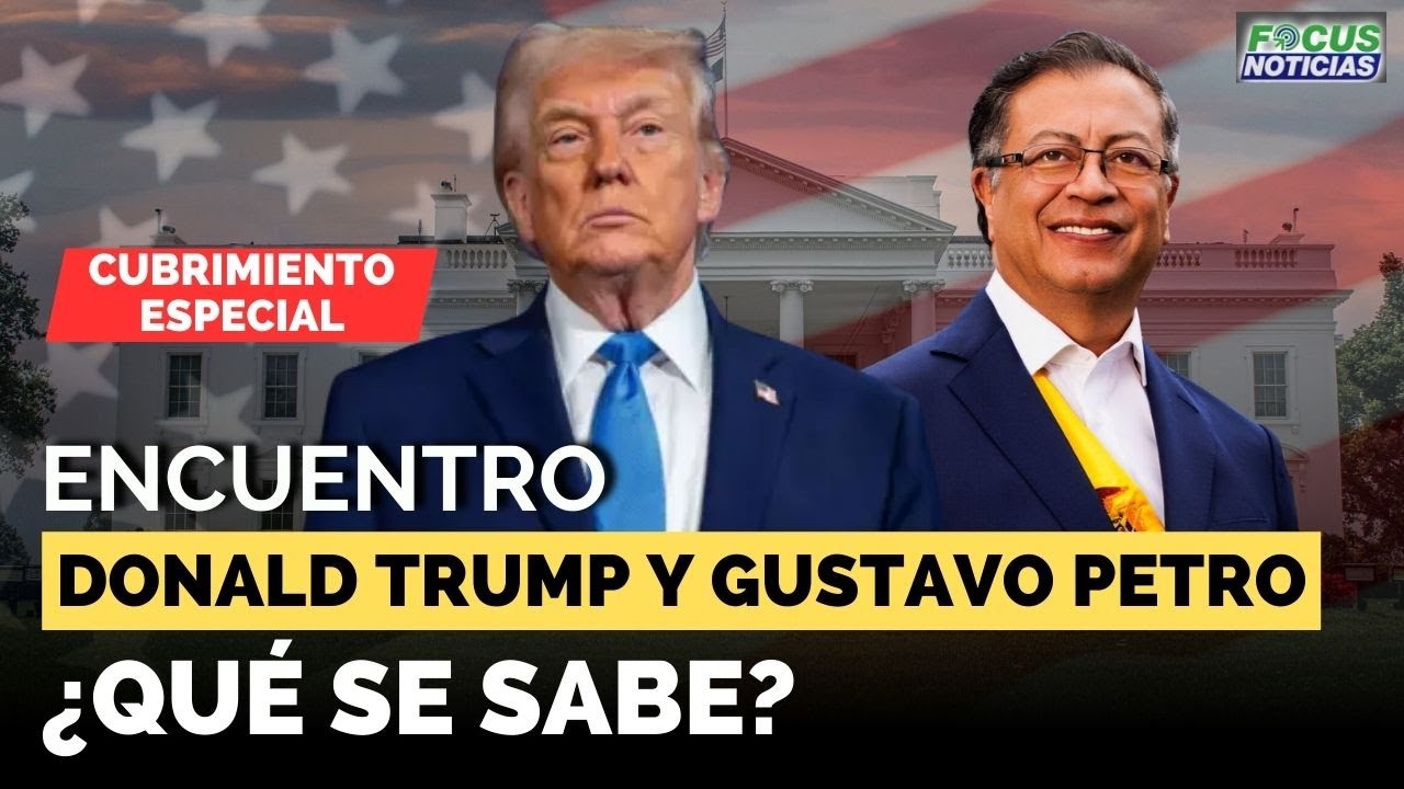 🚨EN VIVO | Encuentro DONALD TRUMP y GUSTAVO PETRO en la CASA BLANCA ...