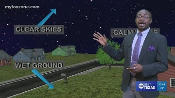 Morning Radiation Fog Explanation