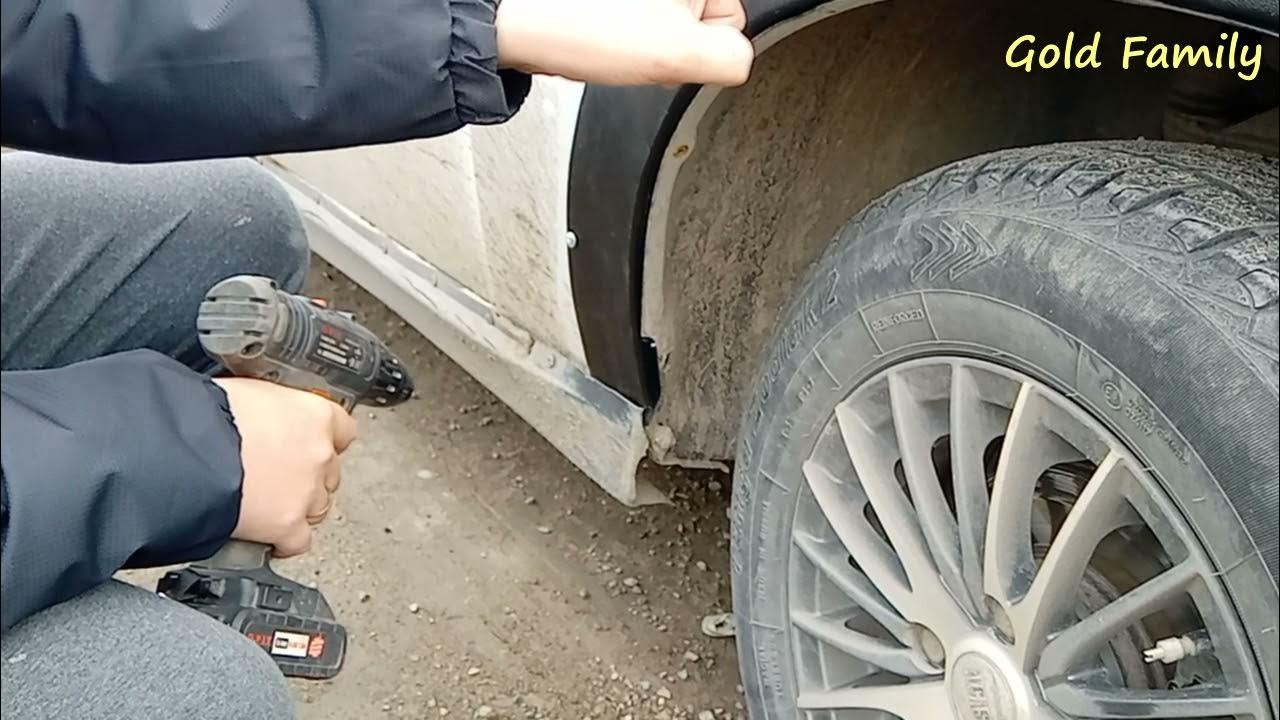 как поменять пороги на дэу нексия своими руками