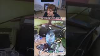 the most unsafe gaming setup ever 💀