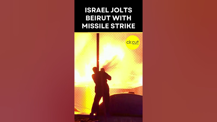 “2 Dead, 9 Injured” In Israeli Missile Strike On Beirut | CLRCUT