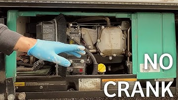 🚨 Cummins Generator QG 4000 Troubleshooting - No Crank, Engine Seized Diagnosis!