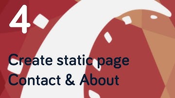Ruby on Rails Tutorial 4 - Creating static pages: About & Contact