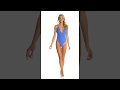 Maaji swimwear bluescreen plunge reversible one piece swimsuit  swimoutletcom
