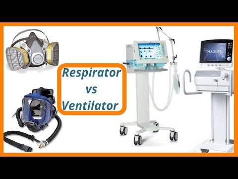 Ventilator vs respirator | What is the difference between a Respirators and Ventilators