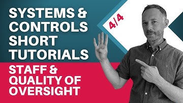 Regulatory Compliance Short Tutorials for Effective Systems and Controls - 4/4 STAFF & 3LOD