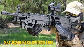 M249 PARA スポーツライン 電動ガン S&T エアガン レビュー