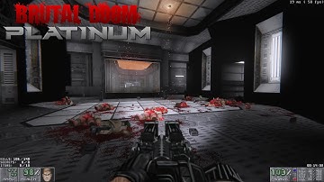 Brutal Doom Platinum 1.1 - E1M1 Remake: Doom 3 style | 4K/60