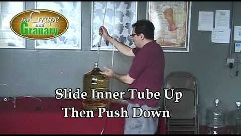 How To Use a Fermtech Auto Siphon at the Grape and Granary