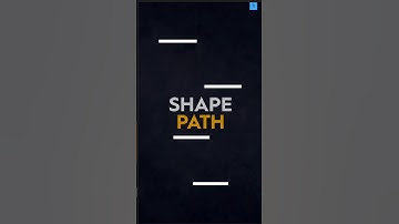 Animate Lines and Shapes with Trim Path in After Effects || #tutorial #aftereffects