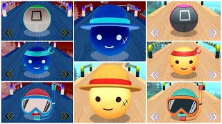 Sky rolling ball gameplay - challenge balls (with filters and without ) - levels 1374 to 1385 screenshot 5