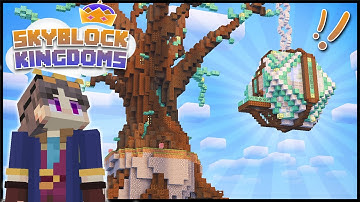 A HANGING Iron Farm | Skyblock Kingdoms Season 2
