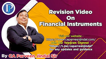 Revision Video On Financial Instruments