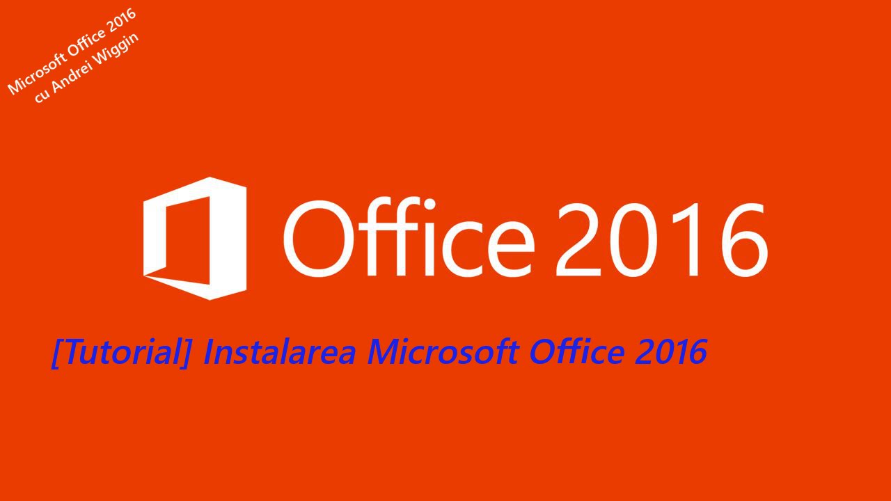 Instalare Ms Office 2016 Youtube