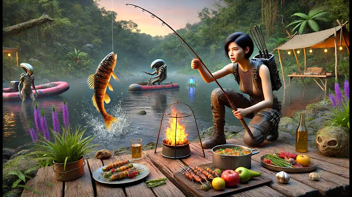 Camp Starving — Human Hooked Fish, Sparked Fire & Turned Riverside Into Kitchen | HFY Story