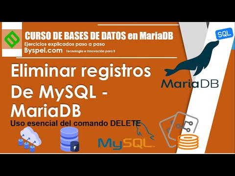 9. Cómo ELIMINAR registros de una tabla en MySQL - MariaDB 🟠 Eliminar un REGISTRO en MySQL 🐬