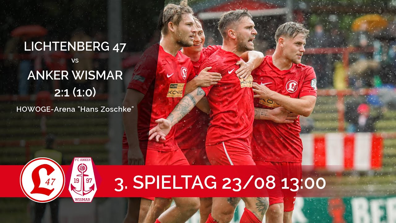 Spielszenen Lichtenberg 47 - Anker Wismar 2:1