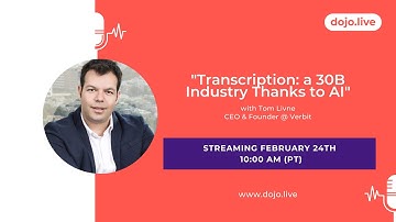 Tullio Siragusa - Transcription: a 30B Industry Thanks to AI with Tom Livne @  Verbit