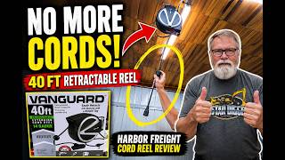 No More Extension Cords on the Floor! Harbor Freight Cord Reel Review