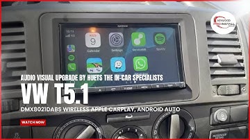 VW T5.1 Transformed 7.0" Touchscreen, Wireless CarPlay & KENWOOD Power! DMX8021DABS #vw #vwt5