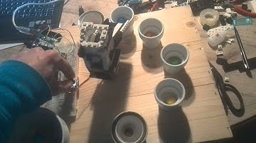 start of M&M sorting machine