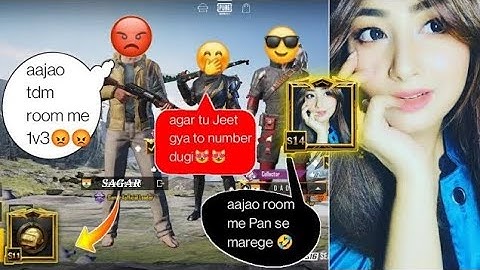 Random 3 players call me Noob _ challenge for 4vs4 TDM room (part -1)#bgmi