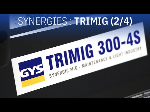 Use of synergies on our step-voltage MIG/MAG welding power sources - TRIMIG (2/4)