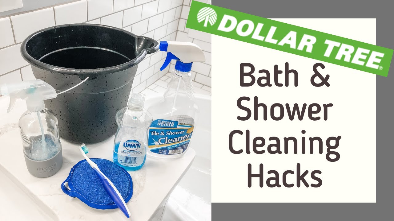 1 DOLLAR TREE BATHROOM CLEANING HACKS WILL BLOW YOUR MIND