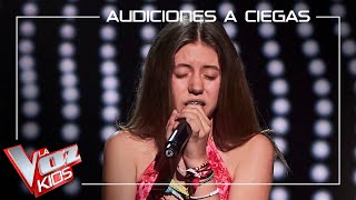 Natalia Ruiz canta "Leave the door open" | Audiciones a ciegas | La Voz Kids Antena 3 2024
