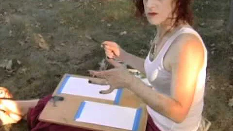 Jill Thompson's Graveyard Painting Demo